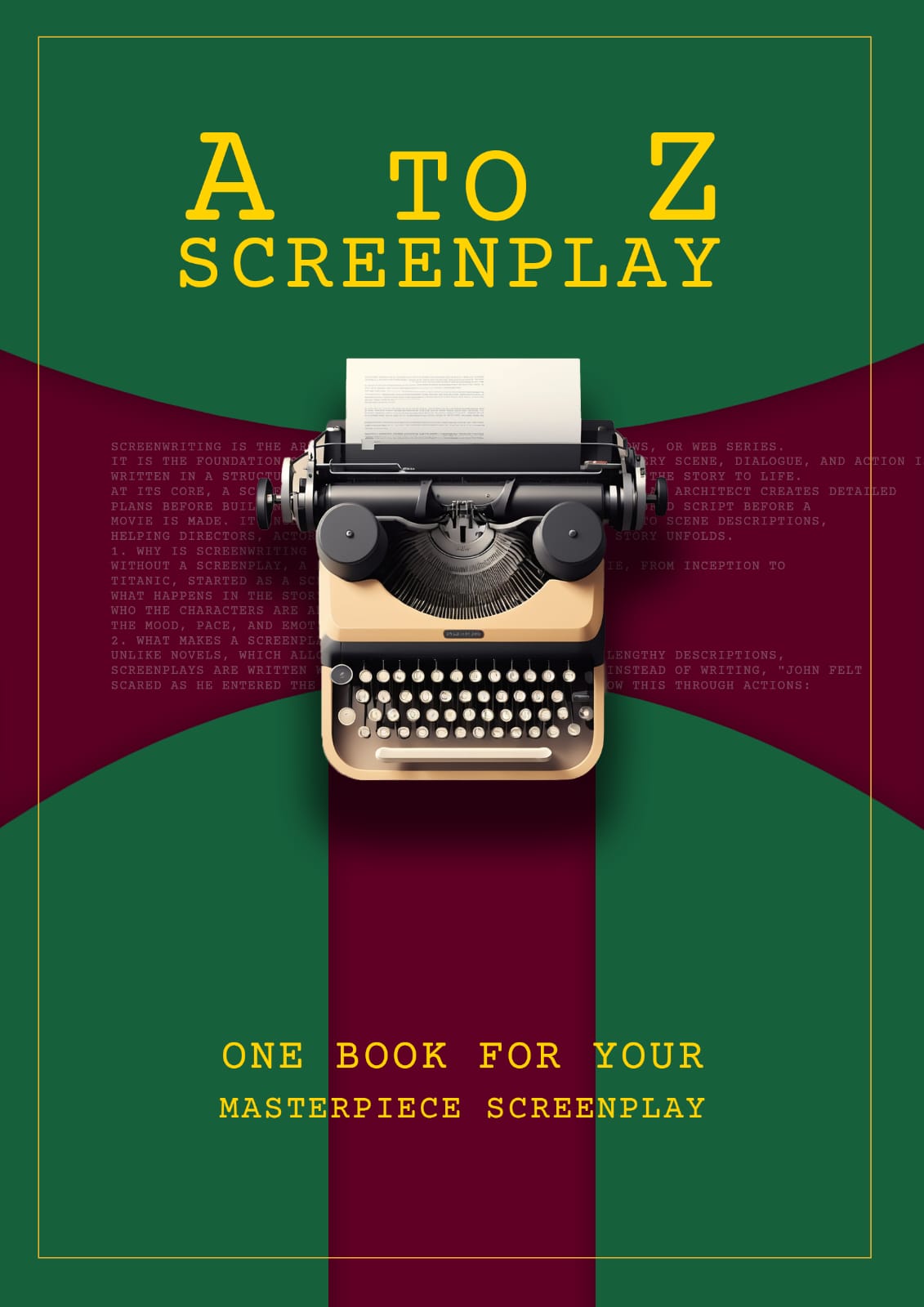 A to Z Screenplay book cover